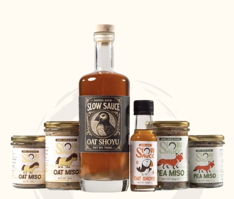 Miso and Shoyu products from Slow Sauce