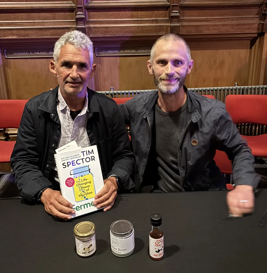 Tim with Tim Spector at book launch